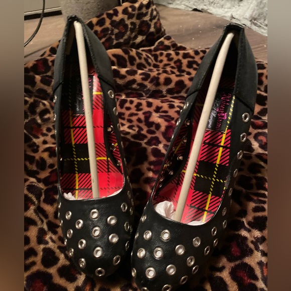 Abbey Dawn Holly Chart Topper Platform- Black  size 7 US NEW - Picture 3 of 16
